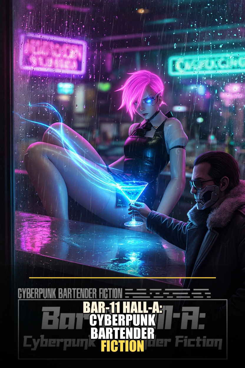 Parody: Bar-11 Hall-A: Cyberpunk Bartender Fiction