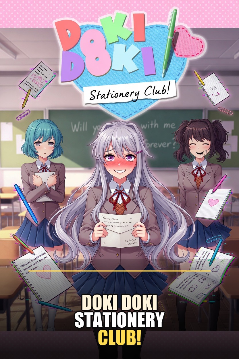 Parody: Doki Doki Stationery Club!